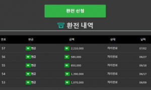 트레이딩 벳 오늘 처럼만 게임 된다면 더 바랄께없네요